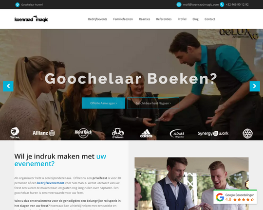 http://www.koenraadmagic.com/ Logo